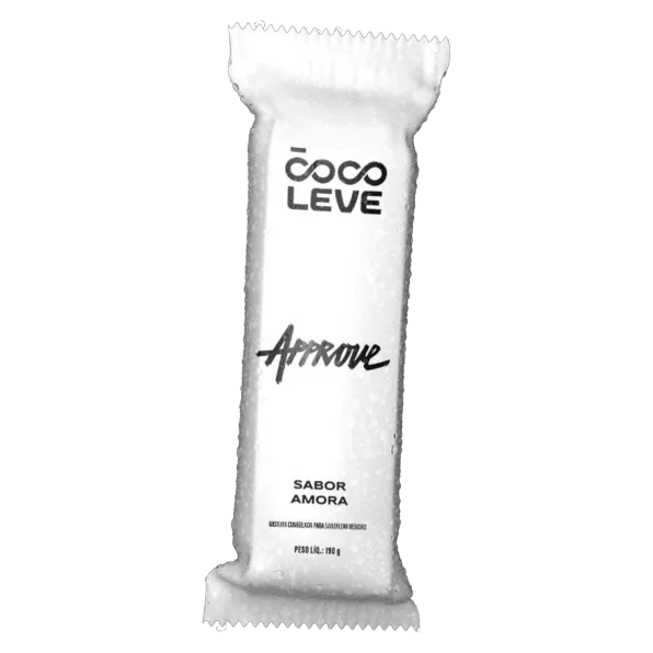 Gelo Saborizado Approve (amora), 190 g, Coco Leve