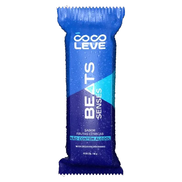Gelo Saborizado Beats Senses (frutas cítricas), 190 g, Coco Leve