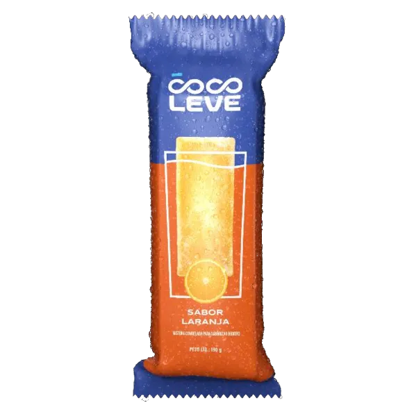 Gelo Saborizado Laranja, 190 g, Coco Leve